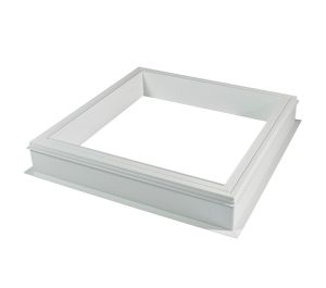 Rechte PVC opstand 40x40