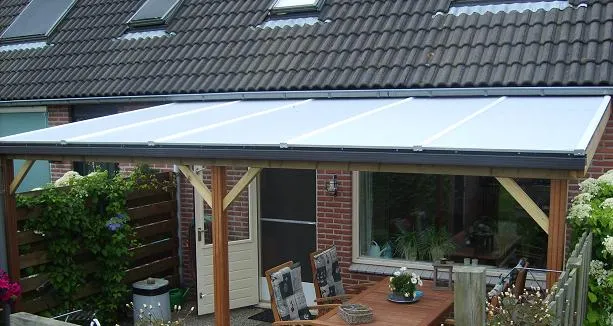 Overkapping polycarbonaat 16mm