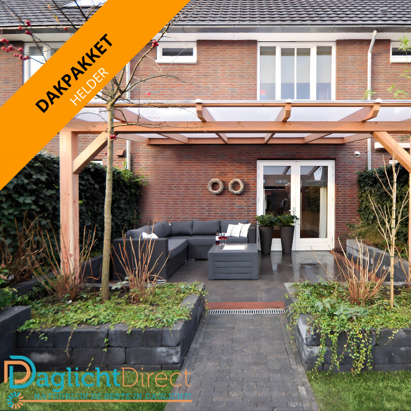Polycarbonaat Kanaalplaat Dakpakket 300x250cm helder