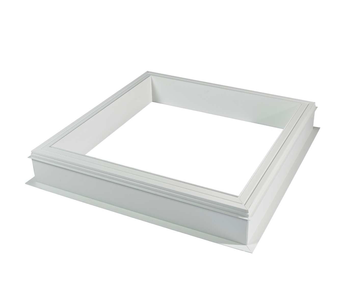 Rechte PVC opstand 80×80