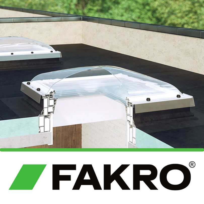 Fakro lichtkoepel doorsnede