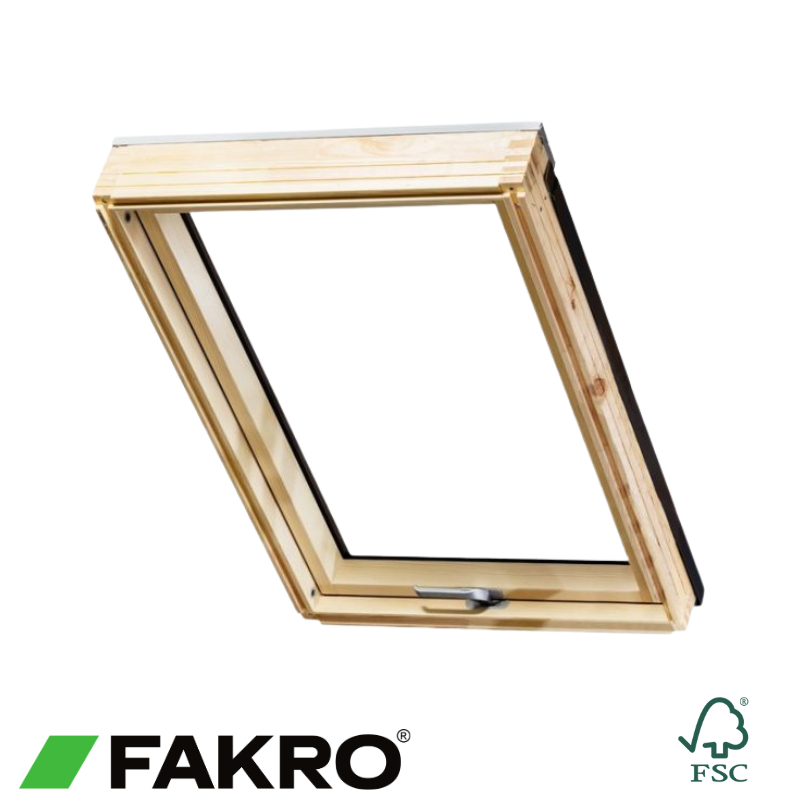 Fakro tuimeldakraam FTP V-U30 APMX FSC blank afgelakt binnenkant