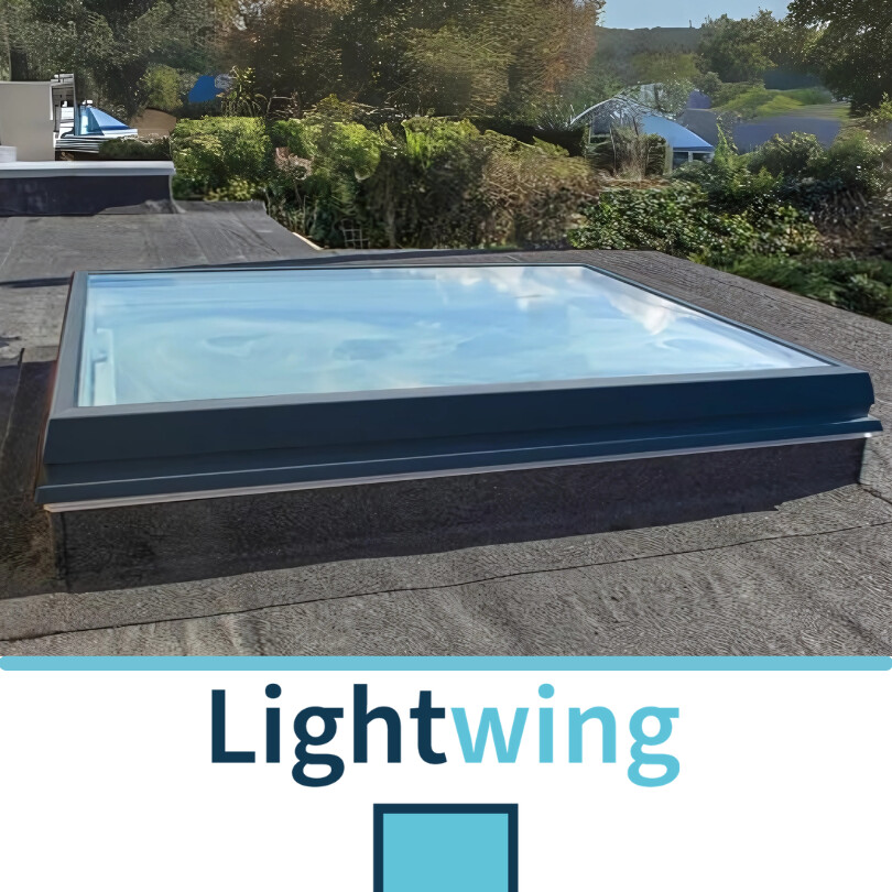 Lightwing3 platdakraam ventilerend op dak